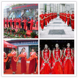 多元文化融合 外籍禮儀模特與魔術(shù)小丑點(diǎn)亮現(xiàn)代開業(yè)慶典